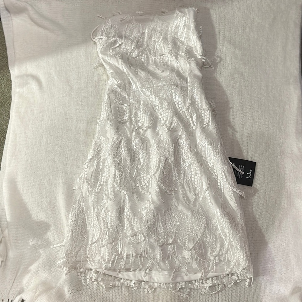 white Lulus dress